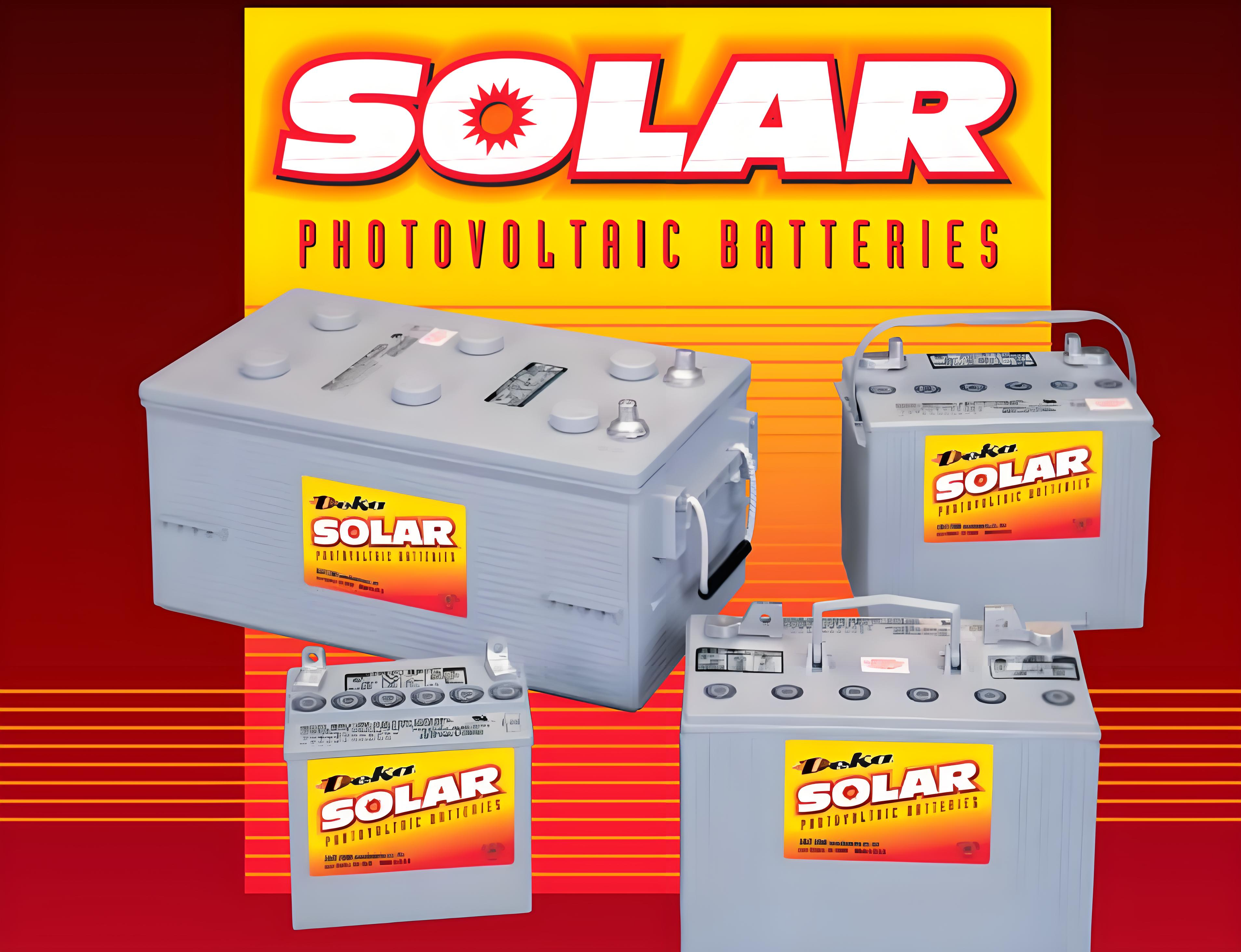 Solar/8G胶体系列-美国德克蓄电池